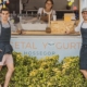 Les fondateurs de Vegetal Yogurt devant leur stand
